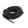GEMBIRD 12mm spirāles tipa kabeļu aptinums, 10 m - Melns