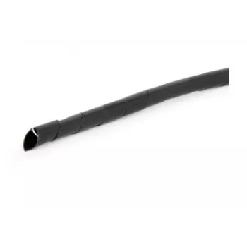 GEMBIRD 12mm spirāles tipa kabeļu aptinums, 10 m - Melns