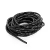 GEMBIRD 12mm spirāles tipa kabeļu aptinums, 10 m - Melns