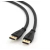DisplayPort kabelis GEMBIRD CC-DP2-10 — DisplayPort uz DisplayPort, 3 m, melns, apzeltīti kontakti