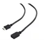 GEMBIRD ātrdarbīgs HDMI pagarinātāja kabelis ar Ethernet, 50 cm