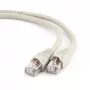 Tīkla kabelis Gembird Cat6 U/UTP PP6U-0.5M, 0,5 m, RJ-45 vīrišķais–RJ-45 vīrišķais, balts, AWG24