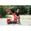 Lena GIGA TRUCKS ugunsdzēsēju celtņa mašīna Arocs, Celtņa mašīnas modelis, 3 gadi, Melna, Pelēka, Sarkana