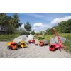 Lena GIGA TRUCKS ugunsdzēsēju celtņa mašīna Arocs, Celtņa mašīnas modelis, 3 gadi, Melna, Pelēka, Sarkana