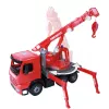 Lena GIGA TRUCKS ugunsdzēsēju celtņa mašīna Arocs, Celtņa mašīnas modelis, 3 gadi, Melna, Pelēka, Sarkana