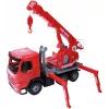Lena GIGA TRUCKS ugunsdzēsēju celtņa mašīna Arocs, Celtņa mašīnas modelis, 3 gadi, Melna, Pelēka, Sarkana