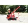 Lena GIGA TRUCKS ugunsdzēsēju celtņa mašīna Arocs, Celtņa mašīnas modelis, 3 gadi, Melna, Pelēka, Sarkana