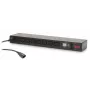 APC NetShelter Switched Rack PDU, 1U, 1PH, 2.3kW 230V 10A vai 2.5kW 208V 12A, 8 C13 kontaktligzdas, C14 vads