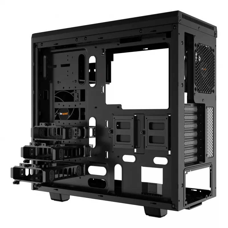 be quiet Pure Base 600 Midi Tower Melns, Sudrabs