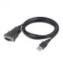 GEMBIRD USB uz DB9M Rs232 Pl2303ta pārveidotājs melns - 1,5 m