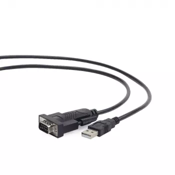 GEMBIRD USB uz DB9M Rs232 Pl2303ta pārveidotājs melns - 1,5 m