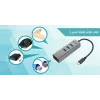 i-tec Metal USB-C HUB 3 Port + Gigabit Ethernet Adapter