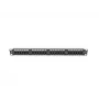 Plāksteru panelis 1U LANBERG PPU5-1024-B — 24 portu CAT5e, metāla, melns, 445×32,5×44,5 mm