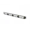 Plāksteru panelis 1U LANBERG PPU5-1024-B — 24 portu CAT5e, metāla, melns, 445×32,5×44,5 mm