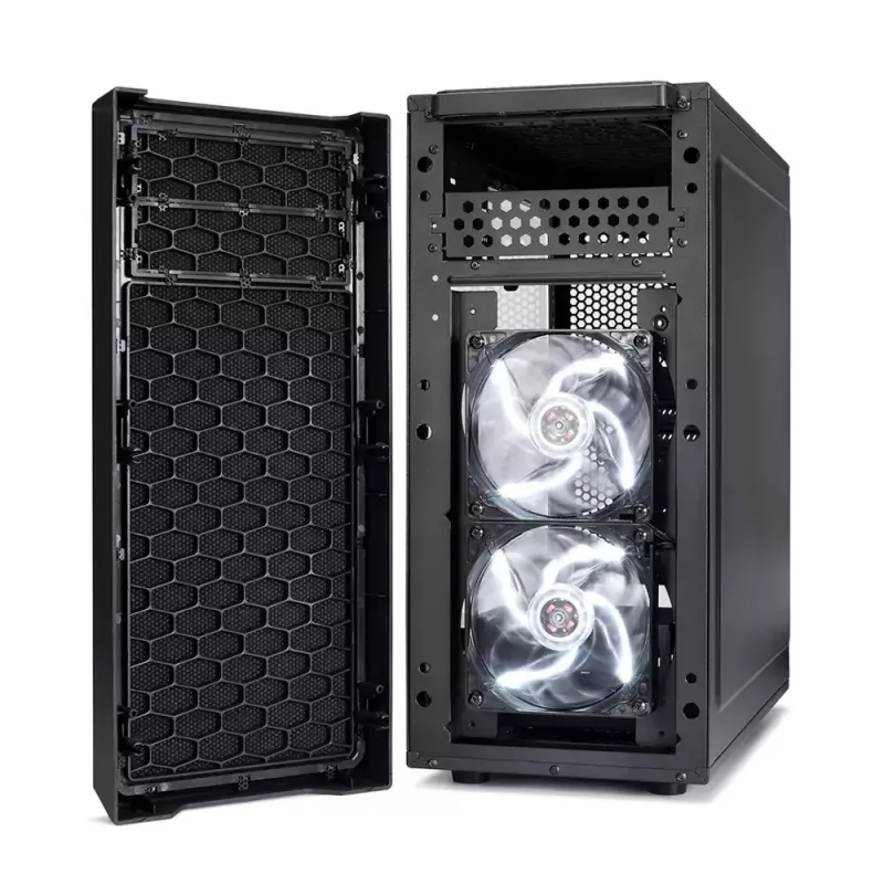PC korpuss Fractal Design Focus G Midi Tower melns
