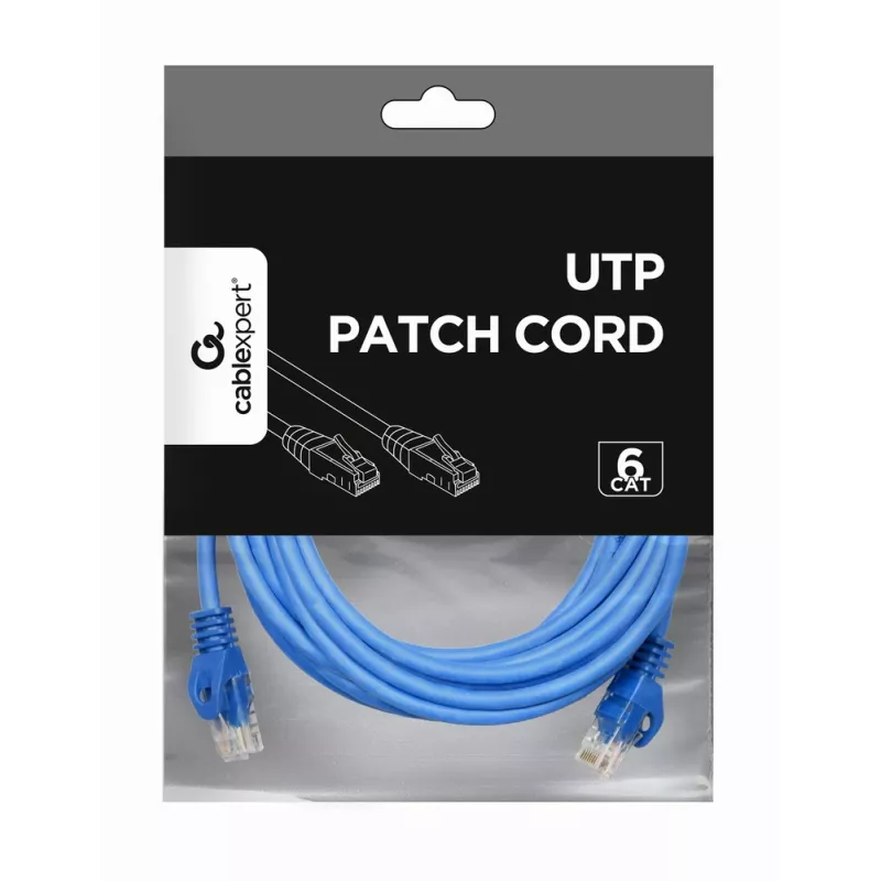 Tīkla kabelis Gembird PP6U-3M RJ-45 Cat6 3m zils