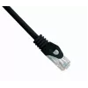 GEMBIRD komutācijas kabelis - CAT6 - UTP - 25 cm - Melns