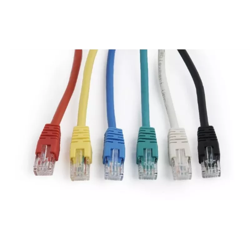 GEMBIRD komutācijas kabelis - CAT6 - UTP - 25 cm - Melns