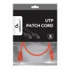 GEMBIRD komutācijas kabelis - CAT6 - UTP - 50cm - Red