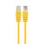 Tīkla kabelis Gembird Cat6 U/UTP 0,25 m RJ-45 dzeltens