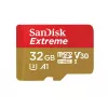 WESTERN DIGITAL SanDisk micro SDXC Extreme 32GB (A1/ V30/ U3/ UHS-I/ Cl.10/ R100/ W60) + adapteris darbības kamerai