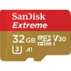 WESTERN DIGITAL SanDisk micro SDXC Extreme 32GB (A1/ V30/ U3/ UHS-I/ Cl.10/ R100/ W60) + adapteris darbības kamerai