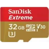 WESTERN DIGITAL SanDisk micro SDXC Extreme 32GB (A1/ V30/ U3/ UHS-I/ Cl.10/ R100/ W60) + adapteris darbības kamerai