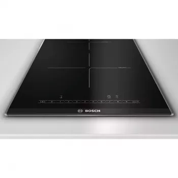 Bosch PIB375FB1E plīts virsma Melna, Nerūsējošais tērauds Iebūvējama Zonu indukcijas plīts virsma 2 zona(s)