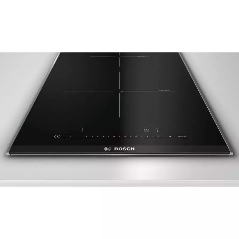 Bosch PIB375FB1E plīts virsma Melna, Nerūsējošais tērauds Iebūvējama Zonu indukcijas plīts virsma 2 zona(s)