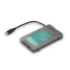 i-tec MySafe USB-C 3.1 Gen. 2 easy, HDD/SSD korpuss, 2.5 collas, Serial ATA, Serial ATA II, Serial ATA III, 10 Gbit/s, USB savienojamība, melns