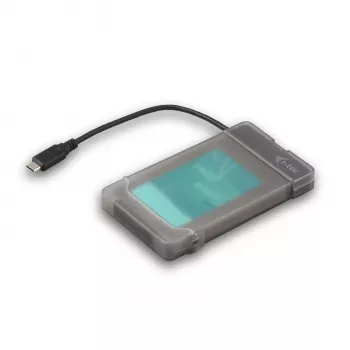 i-tec MySafe USB-C 3.1 Gen. 2 easy, HDD/SSD korpuss, 2.5 collas, Serial ATA, Serial ATA II, Serial ATA III, 10 Gbit/s, USB savienojamība, melns