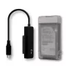i-tec MySafe USB-C 3.1 Gen. 2 easy, HDD/SSD korpuss, 2.5 collas, Serial ATA, Serial ATA II, Serial ATA III, 10 Gbit/s, USB savienojamība, melns