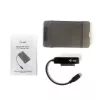 i-tec MySafe USB-C 3.1 Gen. 2 easy, HDD/SSD korpuss, 2.5 collas, Serial ATA, Serial ATA II, Serial ATA III, 10 Gbit/s, USB savienojamība, melns