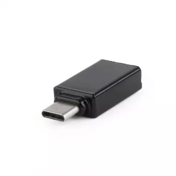 USB grafikas adapteris Gembird A-USB3-CMAF-01 — USB Type-C uz USB (USB 2.0 / 3.2 Gen 1), kompakts, melns