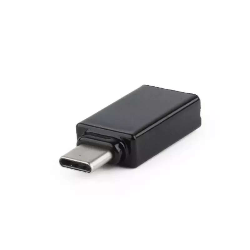 USB grafikas adapteris Gembird A-USB3-CMAF-01 — USB Type-C uz USB (USB 2.0 / 3.2 Gen 1), kompakts, melns