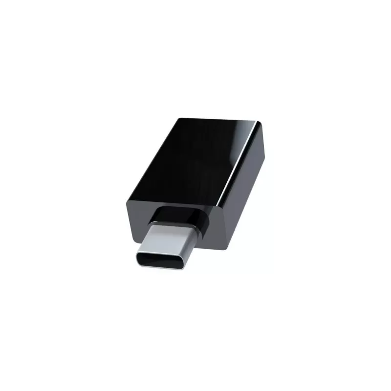 USB grafikas adapteris Gembird A-USB3-CMAF-01 — USB Type-C uz USB (USB 2.0 / 3.2 Gen 1), kompakts, melns