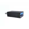 USB grafikas adapteris Gembird A-USB3-CMAF-01 — USB Type-C uz USB (USB 2.0 / 3.2 Gen 1), kompakts, melns
