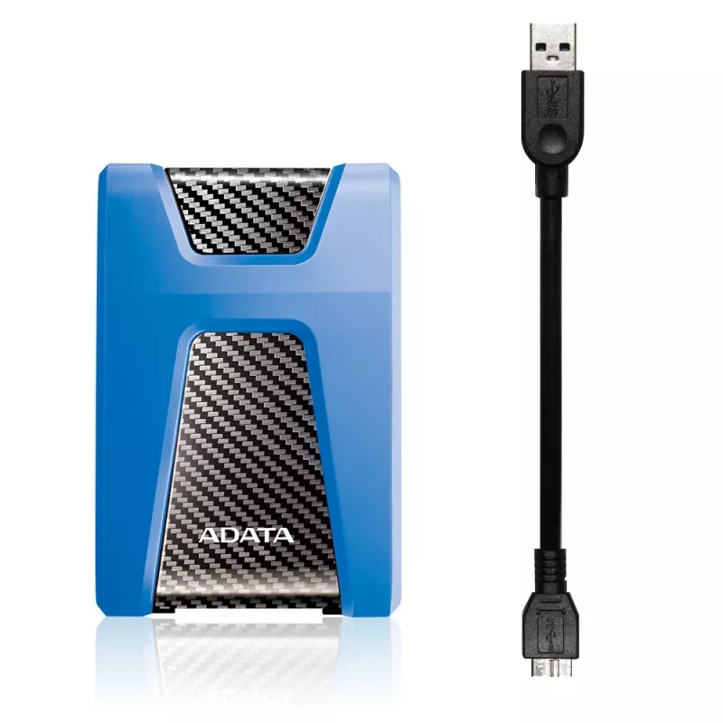 ADATA HD650 ārējais cietais disks 1 TB 2,5 collas Micro-USB B 3.2 Gen 1 (3.1 Gen 1) Zils