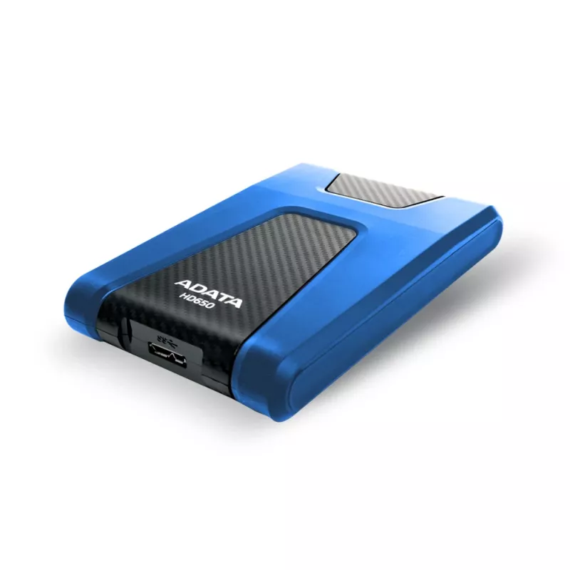 ADATA HD650 ārējais cietais disks 1 TB 2,5 collas Micro-USB B 3.2 Gen 1 (3.1 Gen 1) Zils