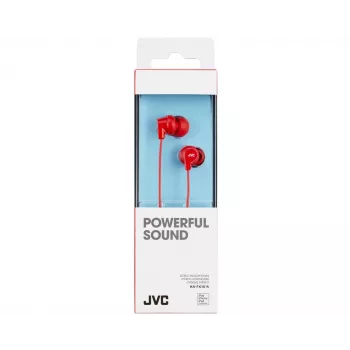 JVC HA-FX10-R-E Krāsainas ausīs ievietojamas austiņas