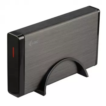i-tec MYSAFE Advanced 3,5 collu USB 3.0, HDD korpuss, 3,5 collas, Serial ATA, Serial ATA II, Serial ATA III, 5 Gbit/s, USB savienojamība, Melna, Metāliska