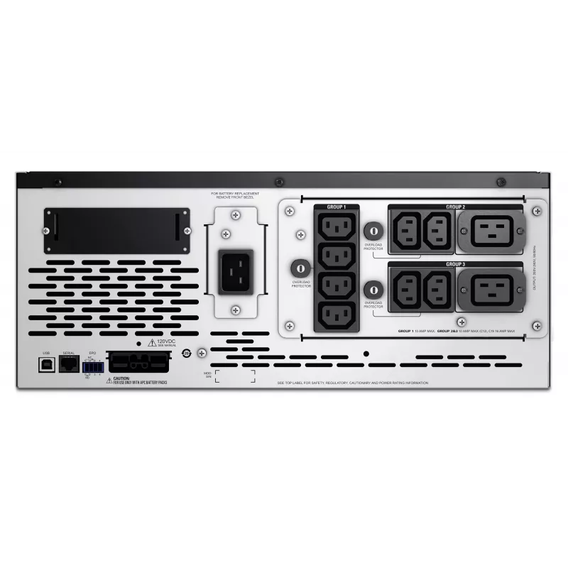 APC Smart-UPS X SMX2200HVNC - 2200VA, 8x C13 + 2x C19 izeja, USB, paplašināms darbības laiks, īss dziļums, NMC