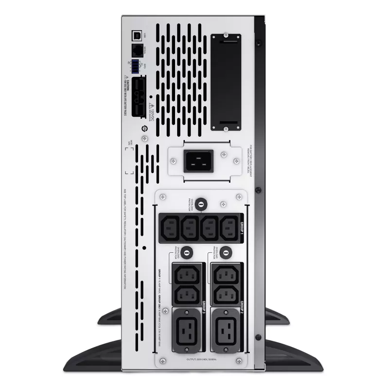 APC Smart-UPS X SMX2200HVNC - 2200VA, 8x C13 + 2x C19 izeja, USB, paplašināms darbības laiks, īss dziļums, NMC