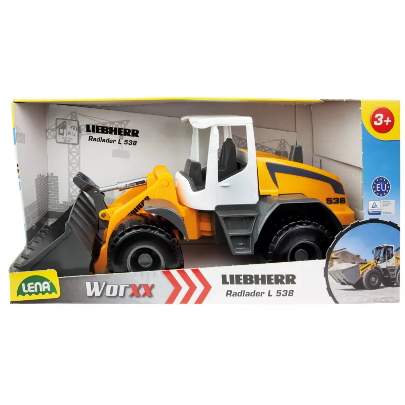 Lena Worxx Liebherr L538 Litronic, Wheel loader model, 3 yr(s), Plastmasa, Melns, pelēka, Balts, dzeltena