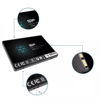 SILICON POWER SSD - A55 - 128 GB - 2,5 collas - SATA III SLC