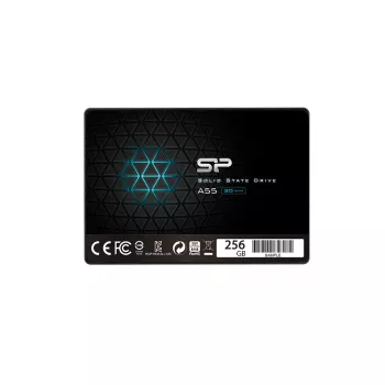 2.5 collu SATA III SSD Silicon Power Ace A55 256 GB, 3D TLC, līdz 550/450 MB/s, 7 mm