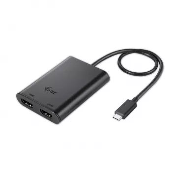 i-tec USB-C 3.1 Dual 4K HDMI video adapteris, 3.2 Gen 1 (3.1 Gen 1), USB Type-C, HDMI izeja, 3840 x 2160 pikseļi