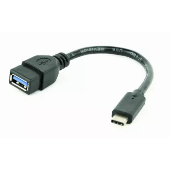 USB kabelis Gembird A-OTG-CMAF3-01, USB‑C uz USB‑A, 0,2 m, melns