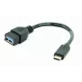 USB kabelis Gembird A-OTG-CMAF3-01, USB‑C uz USB‑A, 0,2 m, melns