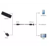 USB kabelis Gembird A-OTG-CMAF3-01, USB‑C uz USB‑A, 0,2 m, melns